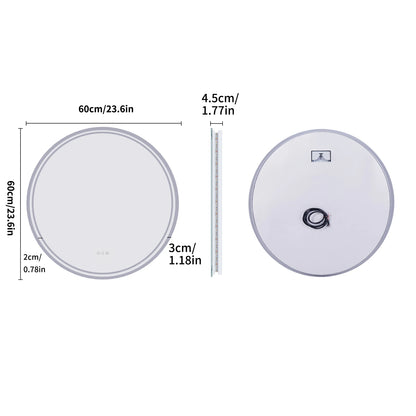 Halo Round LED Bathroom Mirror
