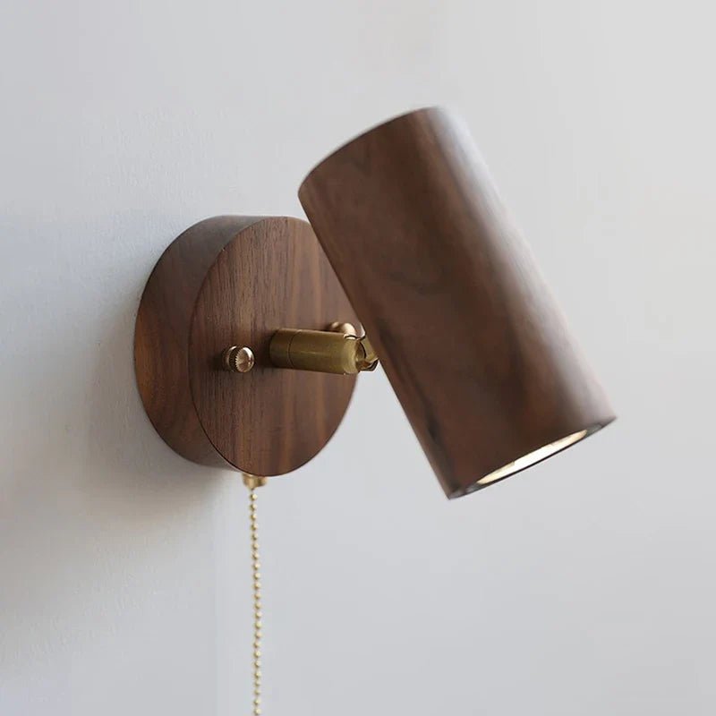 Arlo Walnut Wall Lamp