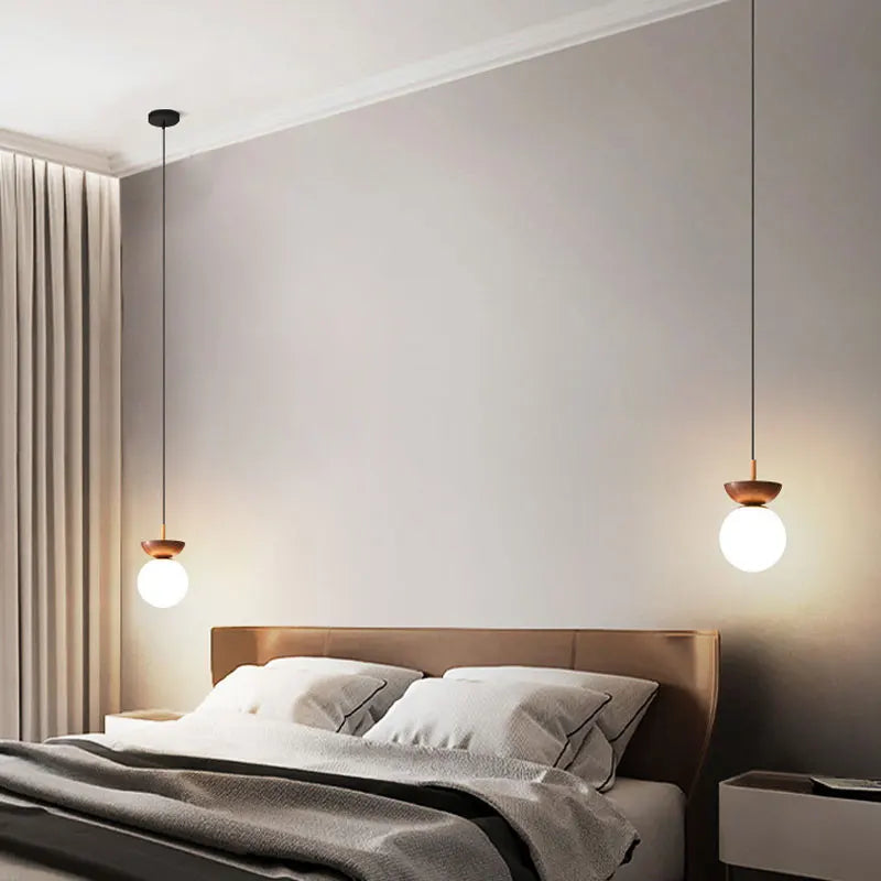 Nordic Glass Ball Pendant and Ceiling Light