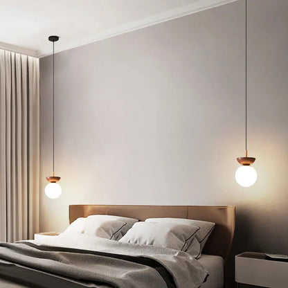 Nordic Glass Ball Pendant and Ceiling Light