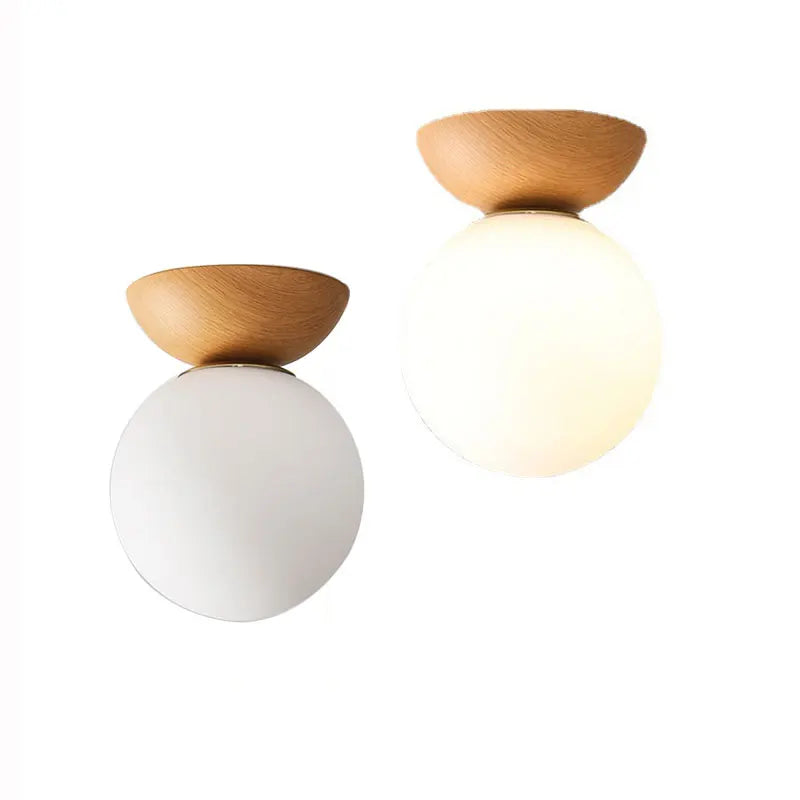 Nordic Glass Ball Pendant and Ceiling Light