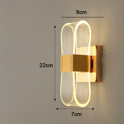 Nordic Looped LED Wall Lamp