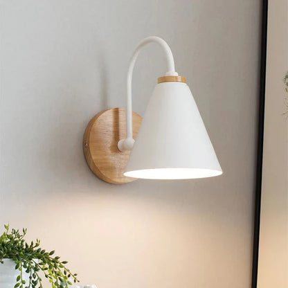 Nordic Beam Wood and Iron Wall Light
