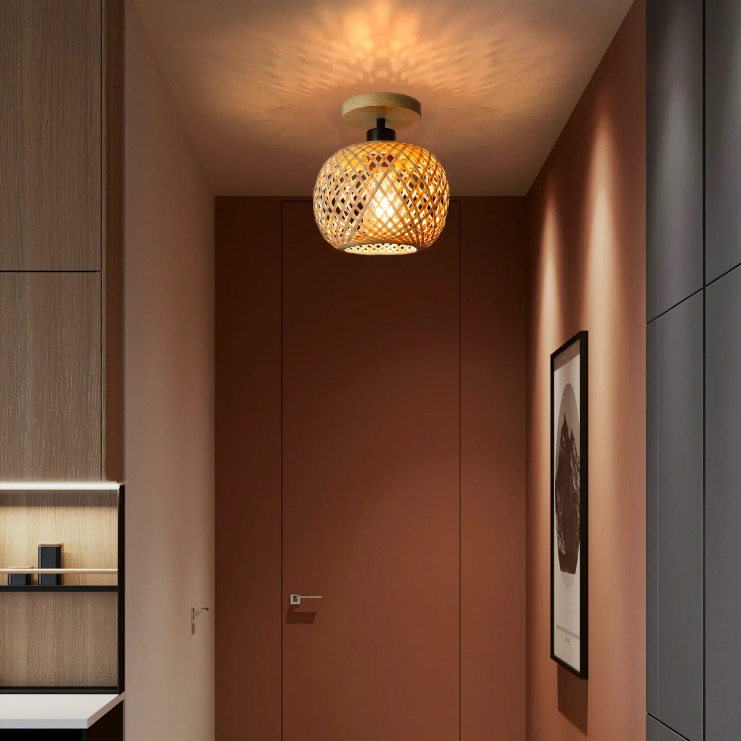 Natura Bamboo Ceiling Lamp