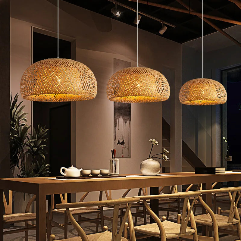 Natural Bamboo Pendant Lamp