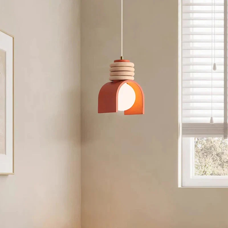 Wabi-Sabi Resin Pendant Light