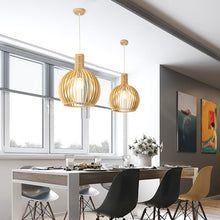 Handcrafted Wooden Pendant Light