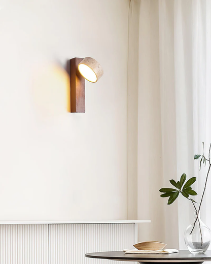 Travertine Wall Lamp