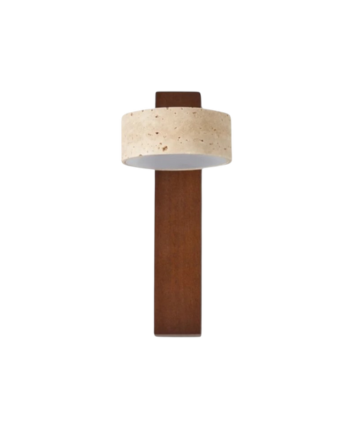 Travertine Wall Lamp