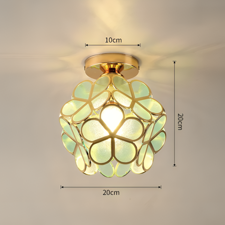 Retro Flower Flush Mount Ceiling Light