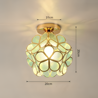 Retro Flower Flush Mount Ceiling Light