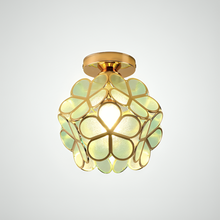 Retro Flower Flush Mount Ceiling Light