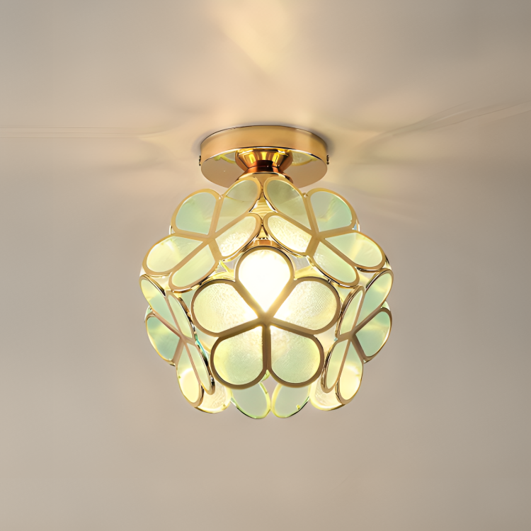 Retro Flower Flush Mount Ceiling Light
