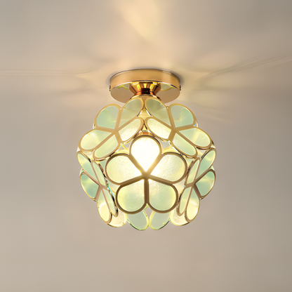 Retro Flower Flush Mount Ceiling Light