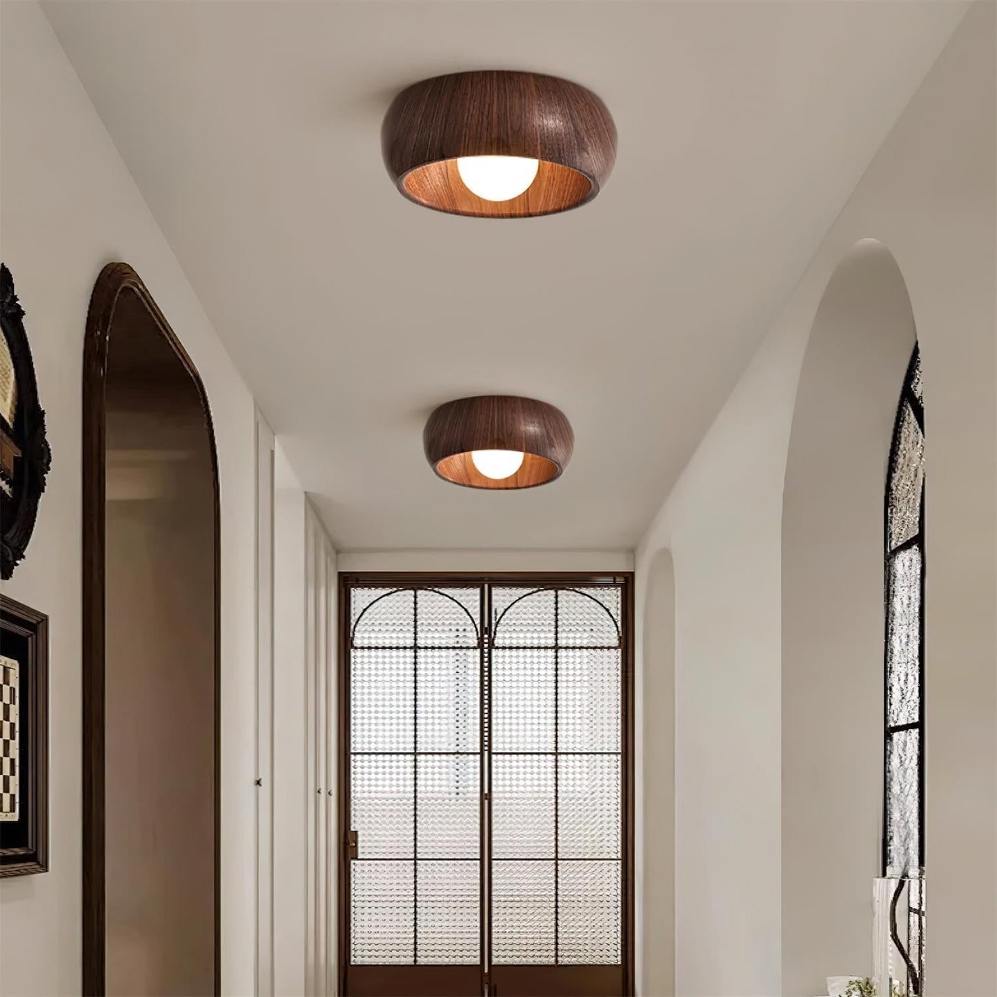 Albanora Wooden LED Ceiling Lamp