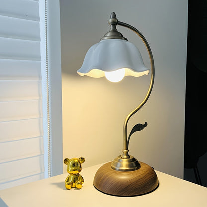 Vintage Goose Neck Table Lamp