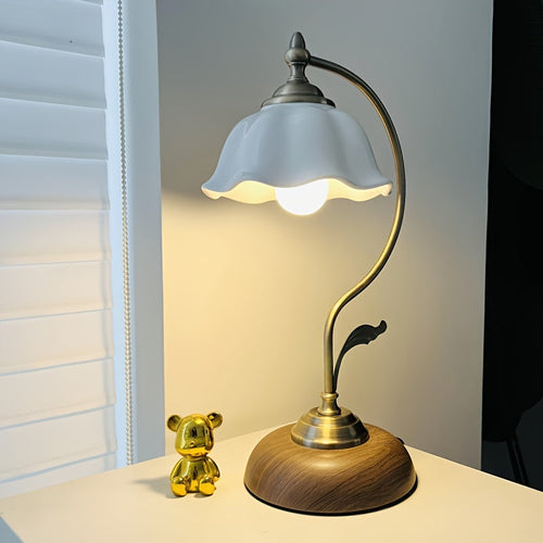 Vintage Goose Neck Table Lamp