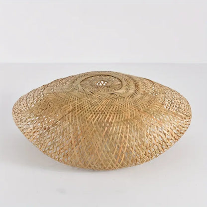 BambooBoho Handwoven Rattan Pendant Lampshade