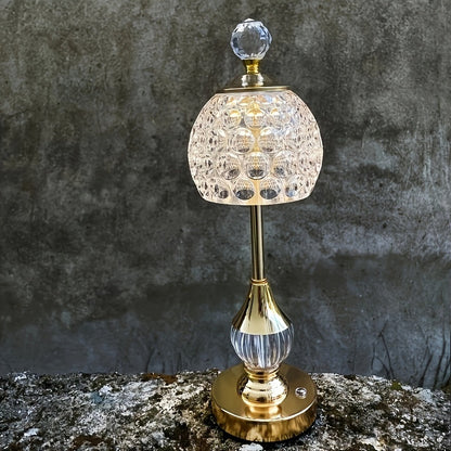 Crystal Touch Rechargeable Table Lamp