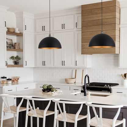 Vintage Industrial Dome Pendant Light