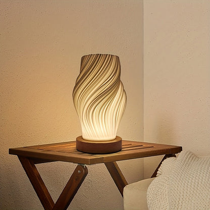 Swirl Sculptural LED Table Lamp
