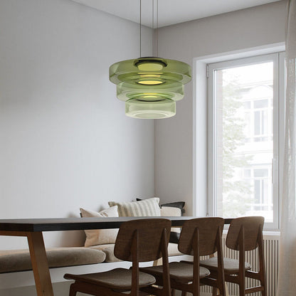 Bauhaus Layered Glass Pendant Lamp
