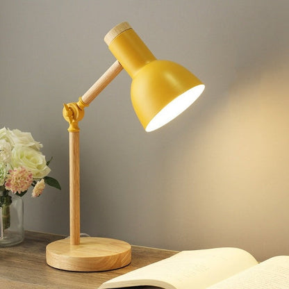 Nordic Wooden LED Desk Lamp