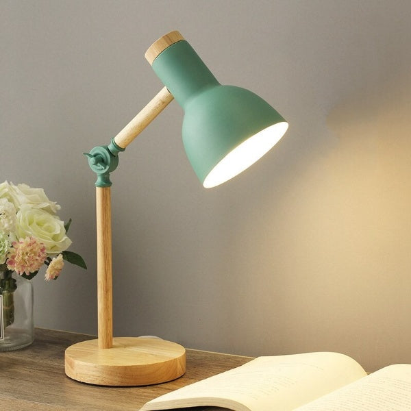 Nordic Wooden LED Desk Lamp