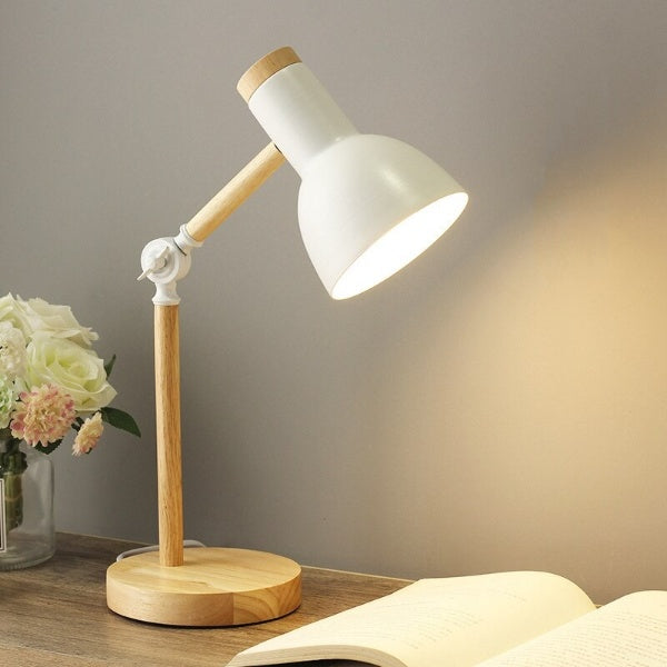 Nordic Wooden LED Desk Lamp