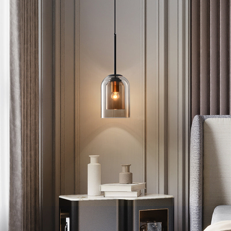 Coloured Glass Pendant Light
