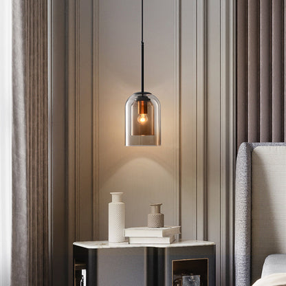 Coloured Glass Pendant Light