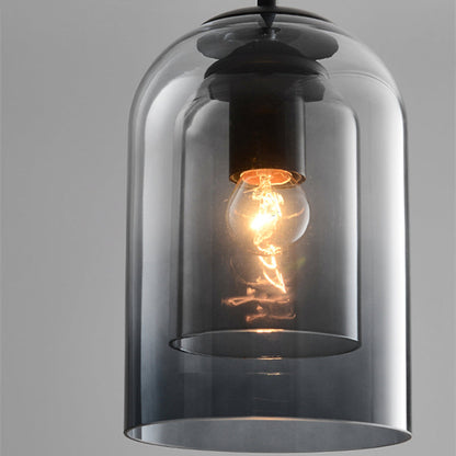 Coloured Glass Pendant Light