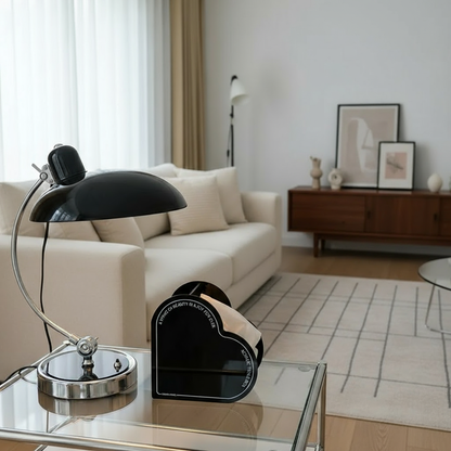 ScandiArc Curved Metal Table Lamp