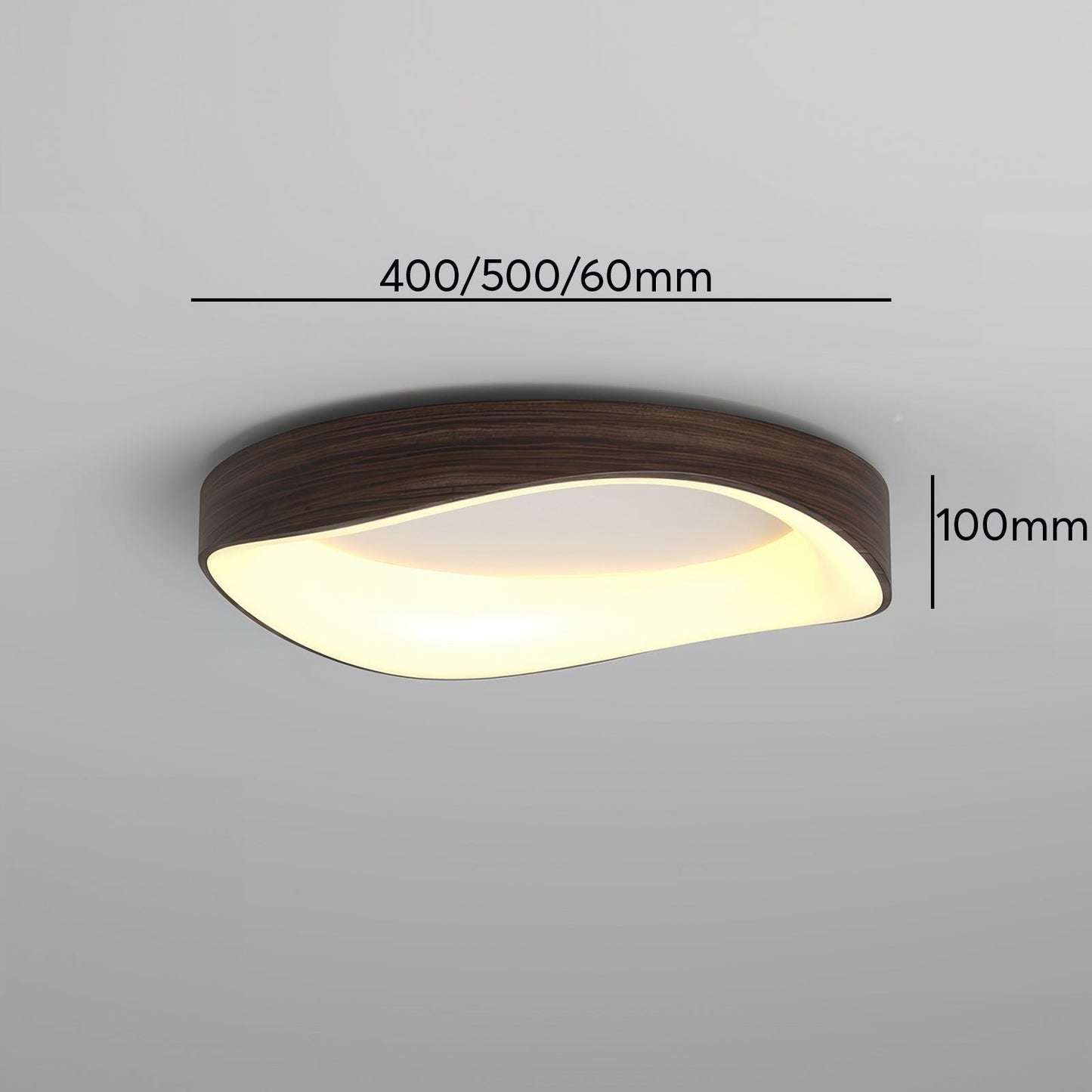 Nordic Wood Grain LED Ceiling Light